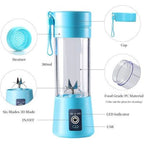 Portable USB Rechargeable Mini Blender Bottle – Personal Juicer Cup for Smoothies & Fresh Juice