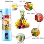 Portable USB Rechargeable Mini Blender Bottle – Personal Juicer Cup for Smoothies & Fresh Juice
